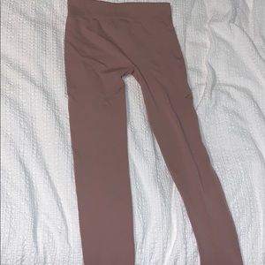 Pink thick leggings